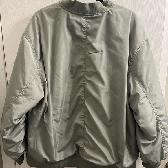 Khaki green bomber jacket - Picture 4 of 5